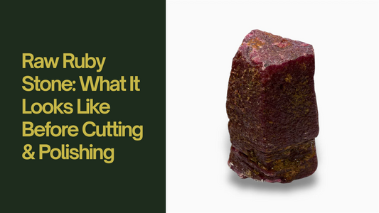 Raw Ruby Stone: What It Looks Like Before Cutting & Polishing
