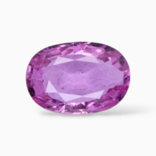 0.94 Carats Natural Pink Sapphire Stone In Oval Shape 7.2x5mm Size
