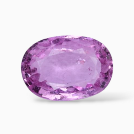 0.90 Carats Natural Pink Sapphire Stone In Oval Shape 7x5mm Size