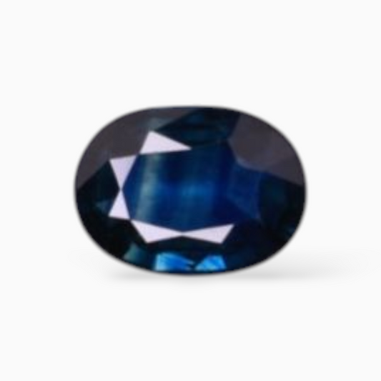 0.98 Carats Blue Sapphire in Oval Shape & 7.1x5.3mm Size