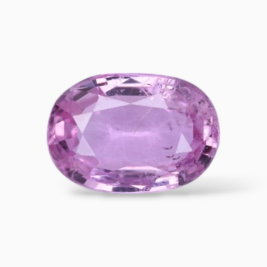 1.06 Carats Natural Pink Sapphire Stone In Oval Shape 7.1x5mm Size