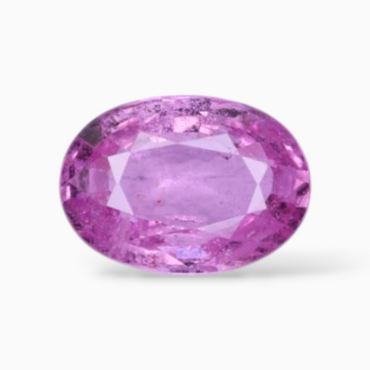 1.07 Carats Natural Pink Sapphire Stone In Oval Shape 7.2x5.1mm Size