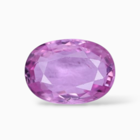 1.11 Carats Natural Pink Sapphire Stone In Oval Shape 7.2x5.1mm Size