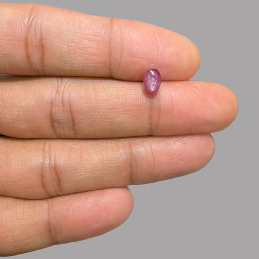 1.66 Carat Rare Pink Star Ruby from n\a - Unheated & Natural