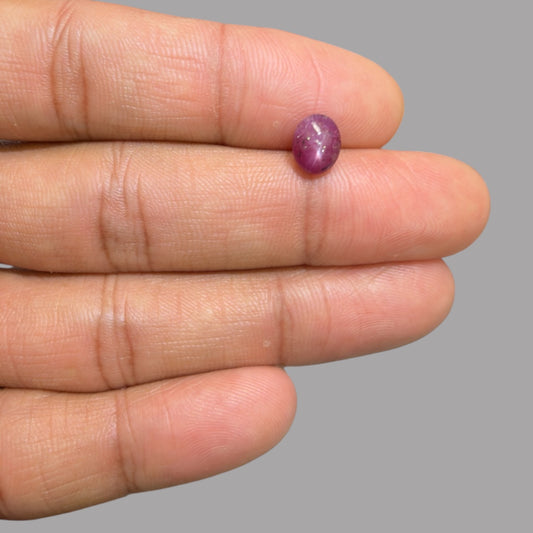 1.96 Carat Rare Pink Star Ruby from n\a - Unheated & Natural