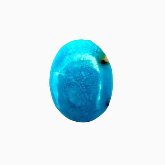 Natural Iran Turquoise 17.92 Carats Oval Cabochon Shape (15X20 mm )