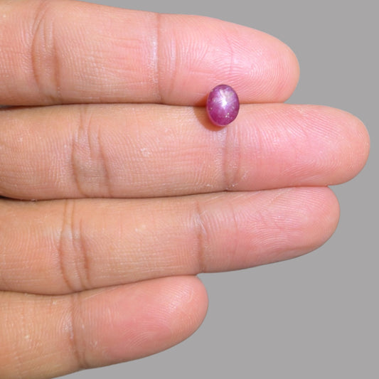 2.37 Carat Rare Pink Star Ruby from n\a - Unheated & Natural