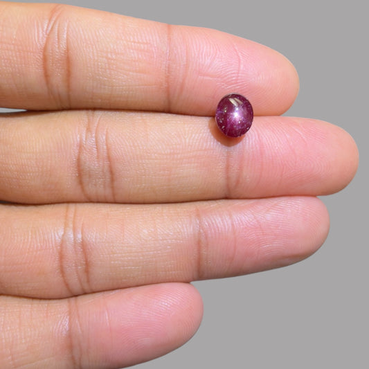 2.89 Carat Rare Pink Star Ruby from n\a - Unheated & Natural