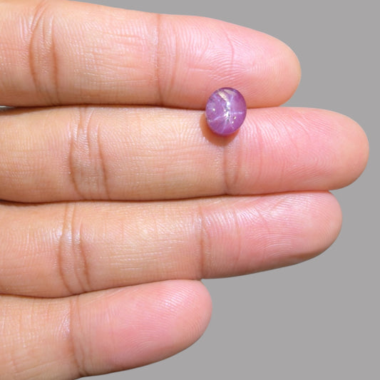 2.97 Carat Rare Pink Star Ruby from n\a - Unheated & Natural