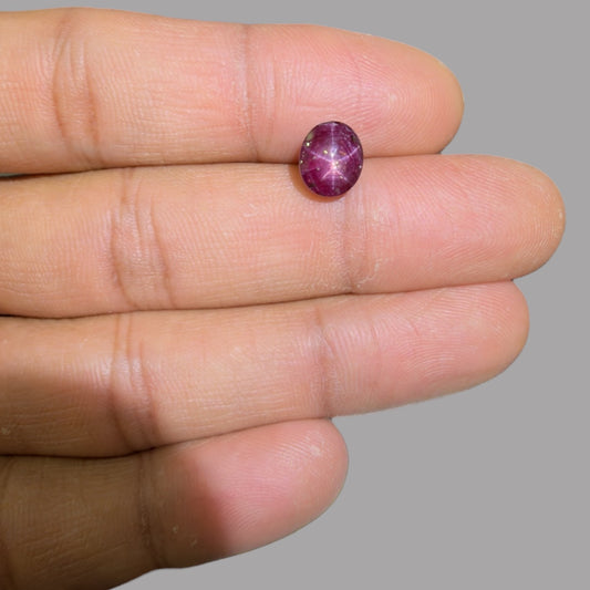 3.01 Carat Rare Pink Star Ruby from n\a - Unheated & Natural