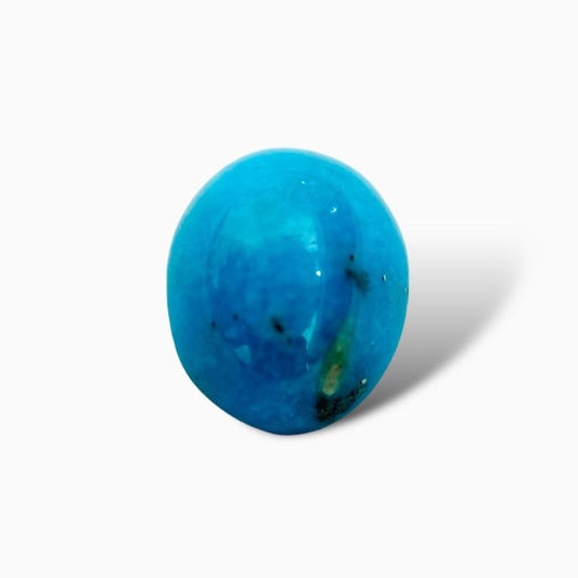 Natural Persian Turquoise 3.03 Carats Oval Cabochon Shape (8X10 mm )