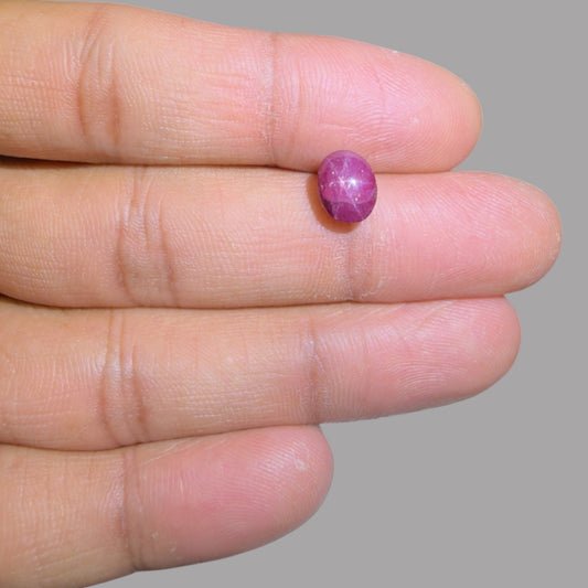 3.07 Carat Rare Pink Star Ruby from n\a - Unheated & Natural