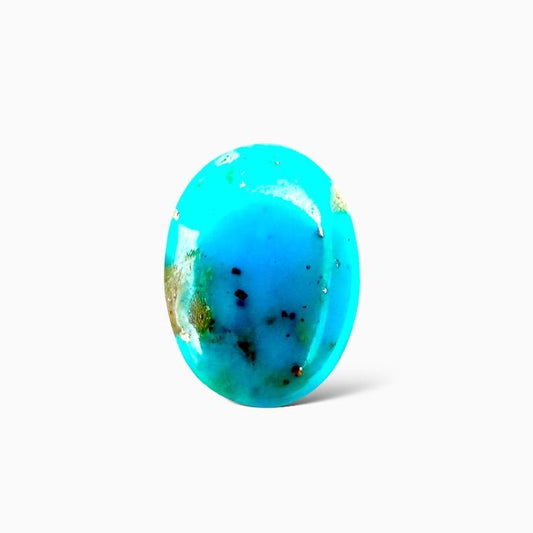 Natural Persian Turquoise 3.19 Carats Oval Cabochon Shape (13.5X10mm)