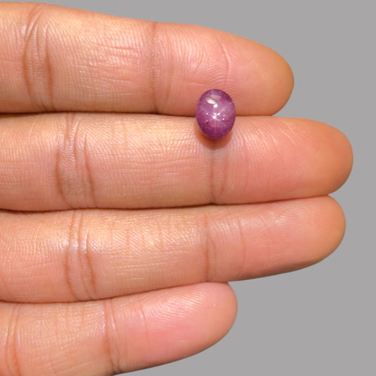 3.84 Carat Rare Pink Star Ruby from n\a - Unheated & Natural