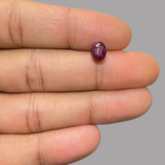 3 Carat Rare Pink Star Ruby from n\a - Unheated & Natural