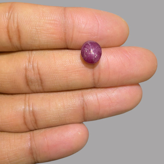 4.06 Carat Rare Pink Star Ruby from n\a - Unheated & Natural