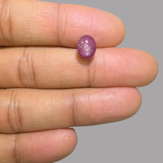 4.15 Carat Rare Pink Star Ruby from n\a - Unheated & Natural