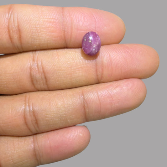 4.58 Carat Rare Pink Star Ruby from n\a - Unheated & Natural