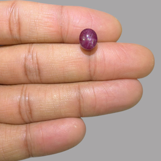 4.87 Carat Rare Pink Star Ruby from n\a - Unheated & Natural