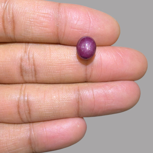 5.09 Carat Rare Pink Star Ruby from n\a - Unheated & Natural