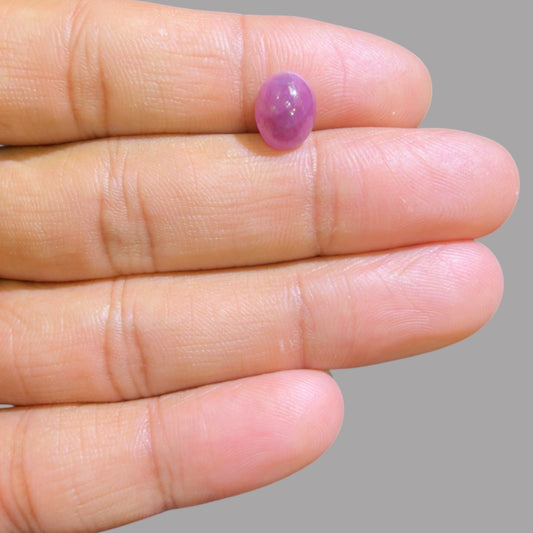 3.37 Carat Rare Pink Star Ruby - Unheated & Natural