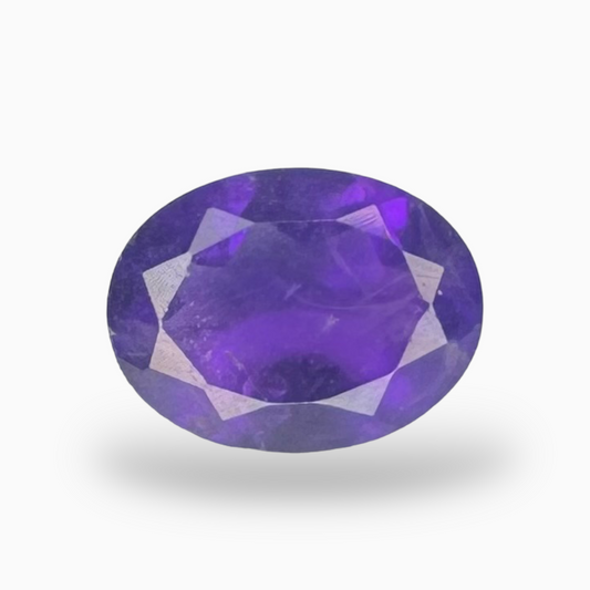Natural Purple Amethyst Oval Shape 1.22 carat Size 8X6mm