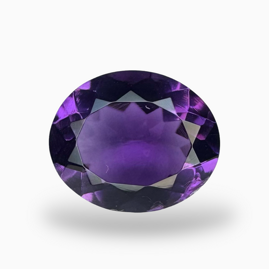 Natural Purple Amethyst Oval Shape 4.05 carat Size 12X10mm