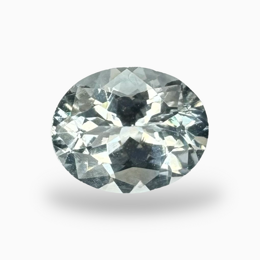 Natural Aquamarine Stone 2.4 Carats SkyBlue Color Oval Shape Size 10X8mm