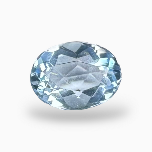 Natural Aquamarine Stone 0.20 Carats SkyBlue Color Oval Shape Size 4X3mm
