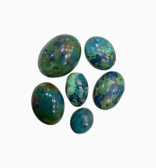 Azurite Stone Oval Cabochon lot From 10 - 20 Carats