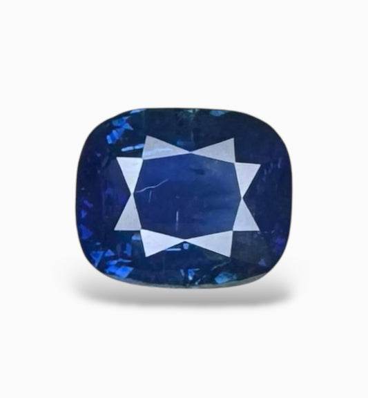 Blue Sapphire Cushion Cut Stone 1.50 Carats 7.6 X 6.3 mm