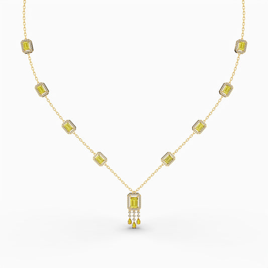 Natural Citrine Necklace - Ira