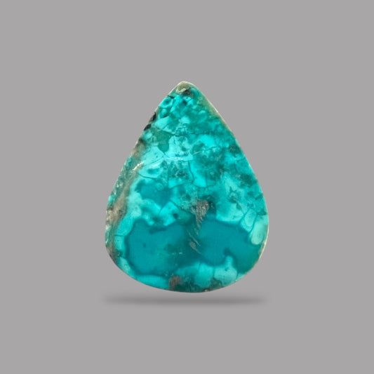 Blue Turquoise Stone 68.11 Carats 36.7 x 27.8 x 8.9 mm in Pear