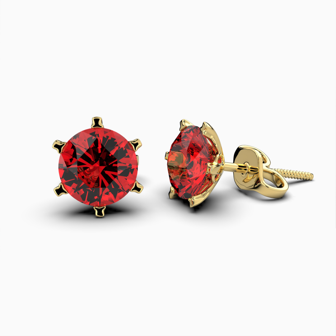 Ruby (Manik) Earrings