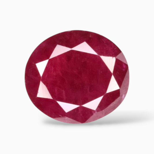 Buy Genuine Ruby Gemstone In Oval Shape 1.93 Carats 7.3x6.5mm Size