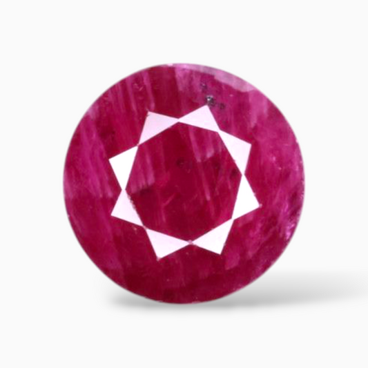 Buy Real Ruby Stone In Round Shape 1.56 Carats 6.6mm Size