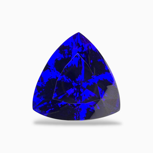 Buy Tanzanite Stone Trilliant 33.72 Carats 20x20 mm Top Quality