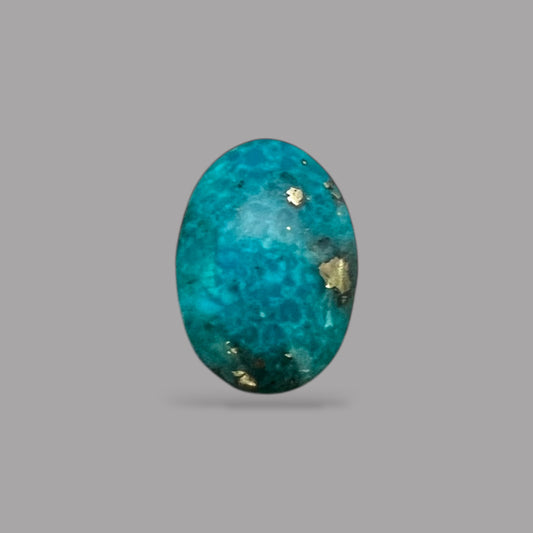 Turquoise Cabochons For Sale 2.56 Carats 12 x 8.5 x 3.5 mm in Oval