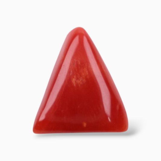 Best Moonga Stone For Sale 3.89 Carats Triangle Shape Size 12.3mm