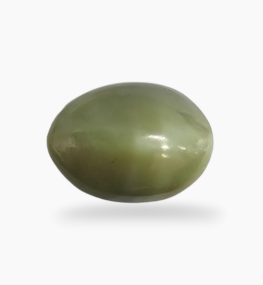 Cats Eye Stone Natural 8.84 Carats Oval Cabochon Size 13.5X10mm