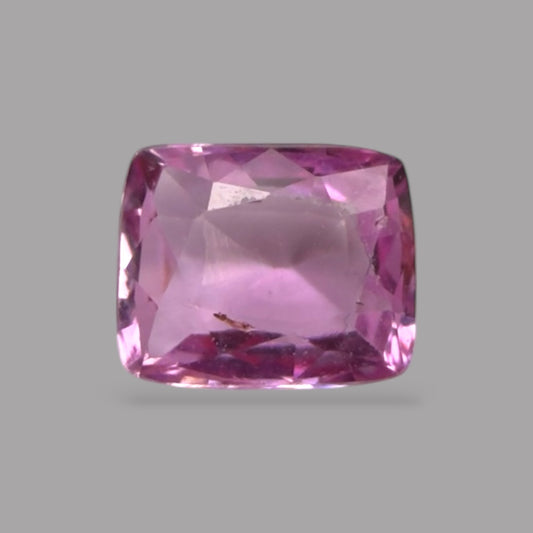 Cushion Cut Shape in Pink Sapphire Gemstone 0.53 Carats & 5.2 x 4.3 mm Size