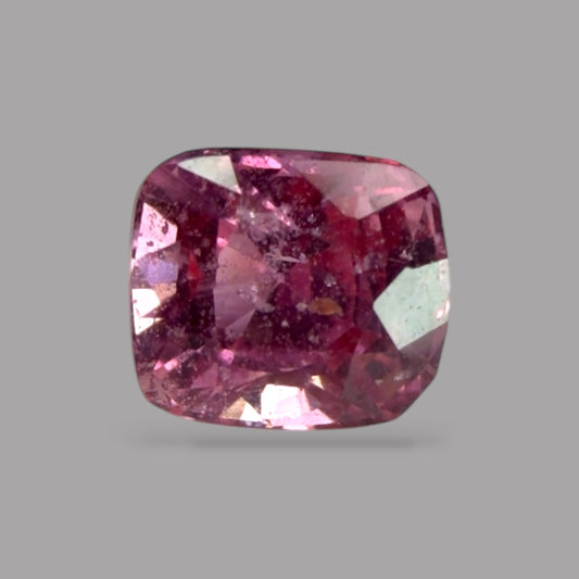 Cushion Cut Shape in Pink Sapphire Gemstone 0.59 Carats & 4.6 x 4 mm Size