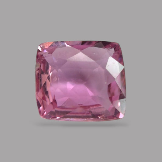 Cushion Cut Shape in Pink Sapphire Gemstone 0.59 Carats & 5.1 x 4.6 mm Size