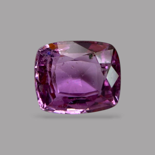 Cushion Cut Shape in Pink Sapphire Gemstone 0.65 Carats & 5.4 x 4.5 mm Size