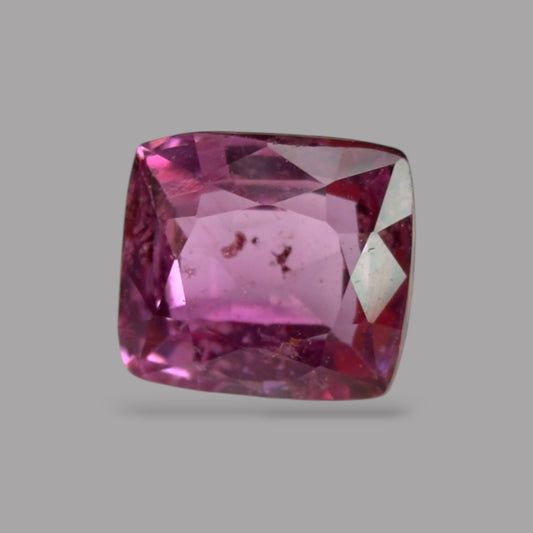 Cushion Cut Shape in Pink Sapphire Gemstone 0.76 Carats & 5.2 x 4.6 mm Size
