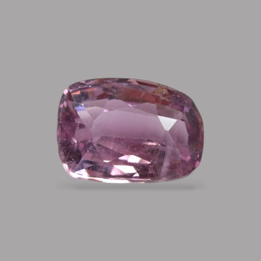Cushion Cut Shape in Pink Sapphire Gemstone 0.81 Carats & 6.3 x 4.4 mm Size
