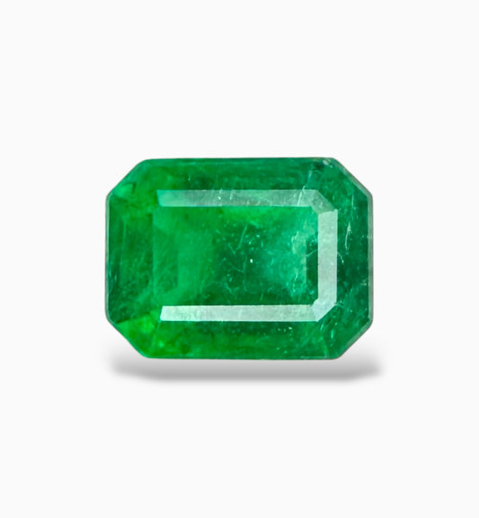Emerald Stone 1.30 Carats 7.3 X 5.4 mm From Zambia