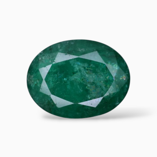 Emerald Gemstone For Sale Oval Shape 2.89 Carats 11x8.3mm Size