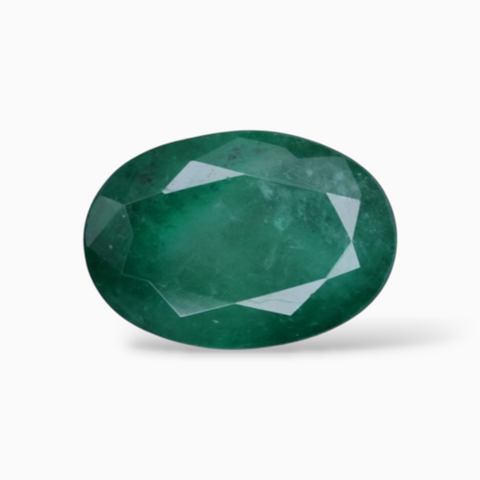 Online Sale Zambian Emerald Gemstone Oval Shape 4.70 Carats 12.3x8.5mm Size