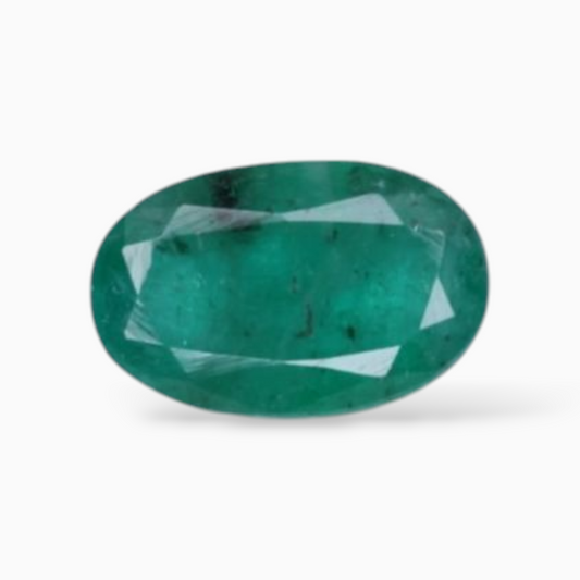 Buy Now Natural Emerald Stone In Oval Shape 0.69 Carats 7.8x4.8mm Size
